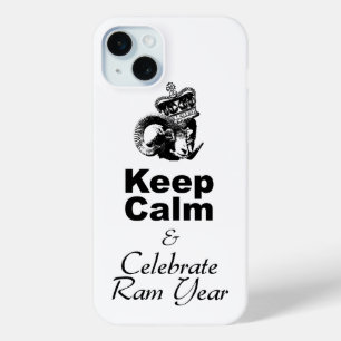 Behalt Calm Celebrate Ram Year iPhone Case