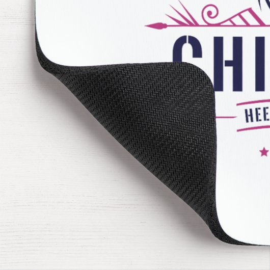 Behalt Calm Chin Up Heelse Reiten - Ho Mousepad (Ecke)