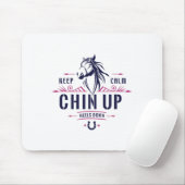 Behalt Calm Chin Up Heelse Reiten - Ho Mousepad (Mit Mouse)