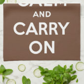 Behalt Calm Chocolate Handtuch (Gefaltet)