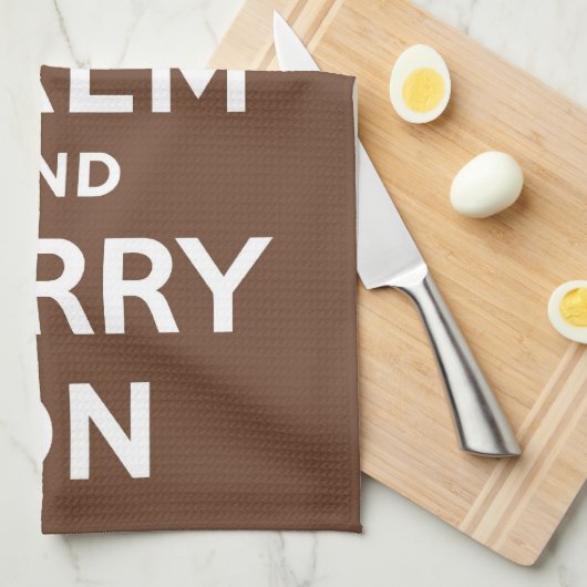 Behalt Calm Chocolate Handtuch (Viertel Falte)