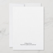 Behalt Calm Christmas Einladung (Rückseite)