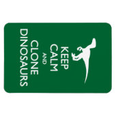 Behalt Calm Clone Dinosaurier Postkarte Magnet (Horizontal)