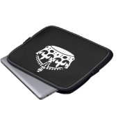 BEHALT CALM CROWN auf Black Customize This! Laptopschutzhülle (Vorne Knopf)