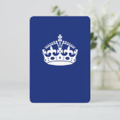 Behalt Calm Crown auf Navy Blue (Stehend Vorderseite)