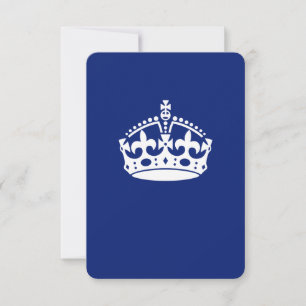 Behalt Calm Crown auf Navy Blue