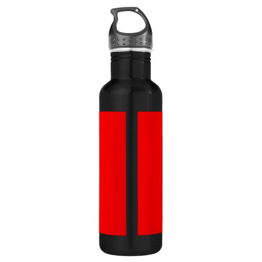 BEHALT CALM CROWN auf Red Customize This! Trinkflasche (Rückseite)