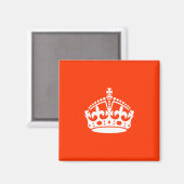 Behalt Calm Crown Magnet (Vorderseite/Rückseite)