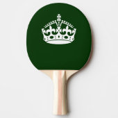 BEHALT CALM CROWN on Green Customizing Tischtennis Schläger (Vorderseite)