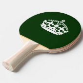 BEHALT CALM CROWN on Green Customizing Tischtennis Schläger (Vorderseite)