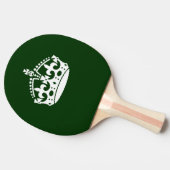 BEHALT CALM CROWN on Green Customizing Tischtennis Schläger (Seitenansicht)