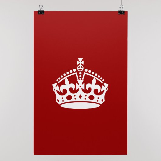 Behalt Calm Crown Poster