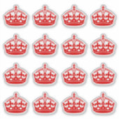 Behalt Calm Crown Red Aufkleber (Vorderseite)