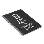 Behalt Calm Crunch Data Big Data Notebook Notizblock (Rechte Seite)