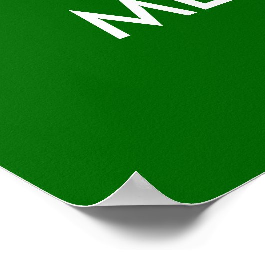 Behalt Calm CustomizeABLEs Poster (Ecke)