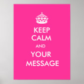 Behalt Calm CustomizeABLEs Poster (Vorne)