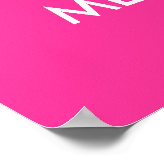 Behalt Calm CustomizeABLEs Poster (Ecke)