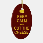 Behalt Calm & Cut Der Käse verzieren, anpassen Keramikornament (Rechts)