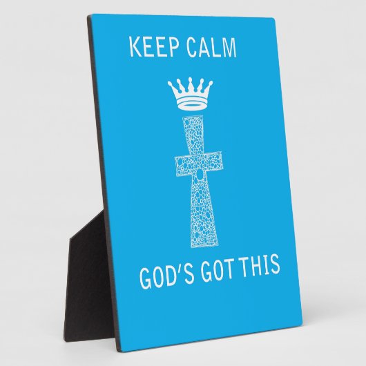 Behalt Calm, das Got Gott Fotoplatte (Seite)
