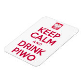 Behalt Calm Drink Piwo Polnisch Magnet (Linke Seite)