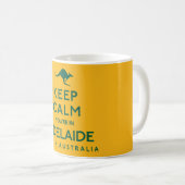 Behalt Calm Du bist in Adelaide Australisch Kaffeetasse (VorderseiteRechts)