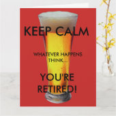 Behalt Calm...Du bist müde Karte (Gelbe Blume)