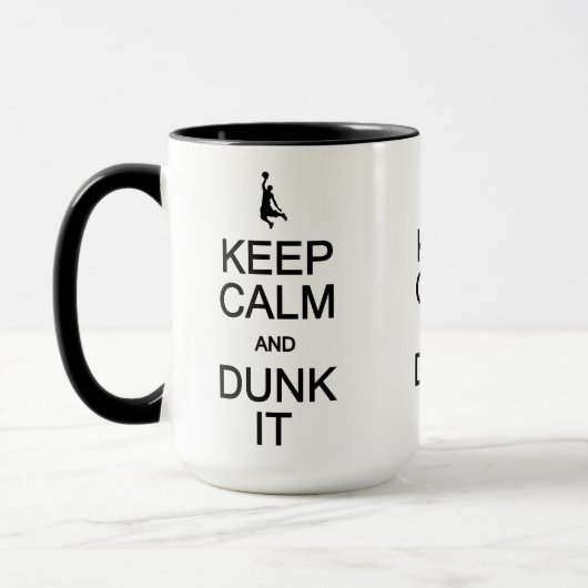 Behalt Calm & Dunk It Tasse - wählen Sie Stil, Far (Links)