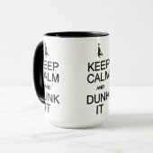 Behalt Calm & Dunk It Tasse - wählen Sie Stil, Far (Vorderseite Links)