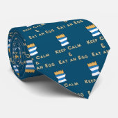 Behalt Calm Eat an Egg Krawatte (Gerollt)