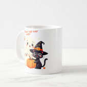 Behalt Calm & Eat Candy- Halloween Kaffeetasse (Vorderseite Links)