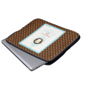 Behalt Calm & Eat Cupcakes - Modebewusstes Design Laptopschutzhülle (Vorne Knopf)