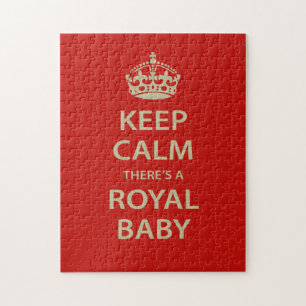 Behalt Calm Es gibt ein Royal Baby Puzzle