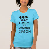 BEHALT CALM ES IST WABBIT Kaninchen SAASON T-Shirt (Vorderseite)