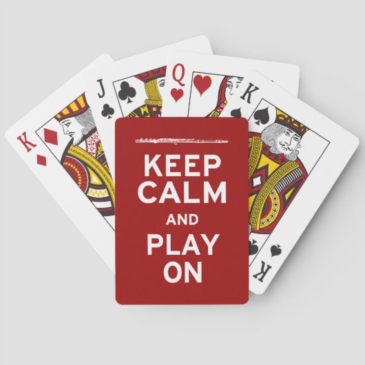 Behalt Calm Flute Spielkarten (Rückseite)