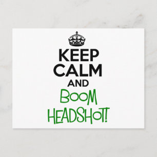 Behalt Calm Funny Postkarte