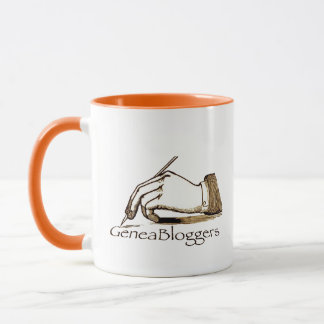 Behalt Calm GeneaBloggers Tasse