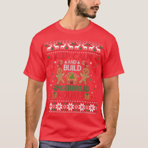 Behalt Calm Gingerbread Houses Baking Ugy Weihnach T-Shirt