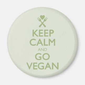 Behalt Calm Go Vegan Magnet