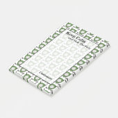 Behalt Calm Golf Themed Post-It Notizen (angewinkelt)