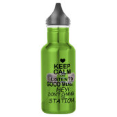 Behalt Calm Good Music Edelstahlflasche (Links)