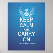Behalt Calm Guardian Angel Patrol Poster (Vorne)