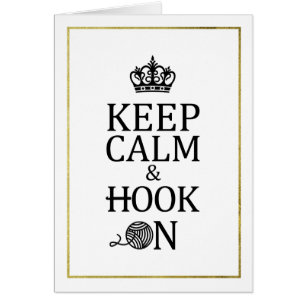 Behalt-Calm Hook auf Imitate Gold Border Crafts