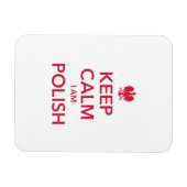 BEHALT CALM I AM POLISH MAGNET (Horizontal)