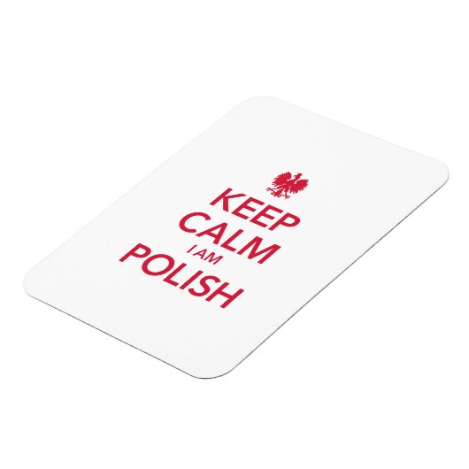 BEHALT CALM I AM POLISH MAGNET (Linke Seite)