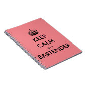 BEHALT CALM I BIN BARKEEPER NOTIZBLOCK (Rechte Seite)