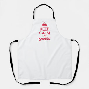 BEHALT CALM I BIN SWISS SCHÜRZE