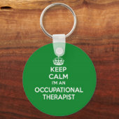 BEHALT CALM I IST EINE BERUFSTHERAPIE MIT GIFT SCHLÜSSELANHÄNGER (Vorderseite)