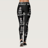 Behalt Calm, ich bin der Cruise Director Leggings (Rückseite)