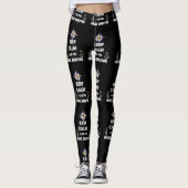 Behalt Calm, ich bin der Cruise Director Leggings (Vorderseite)
