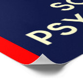 Behalt Calm Ich bin Psychologe Printmedien Poster (Ecke)